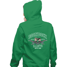 Load image into Gallery viewer, Shirts Zippered Hoodies, Unisex / Small / Irish Green Fighting Saints