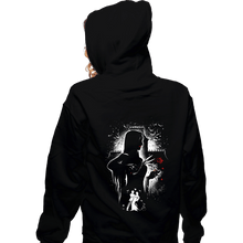 Load image into Gallery viewer, Sold_Out_Shirts Zippered Hoodies, Unisex / Small / Black The Dark Lady
