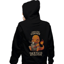 Load image into Gallery viewer, Shirts Zippered Hoodies, Unisex / Small / Black Hot Coffee