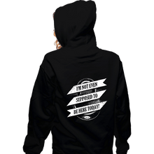 Load image into Gallery viewer, Secret_Shirts Zippered Hoodies, Unisex / Small / Black Not Supposed To...