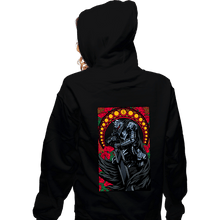 Load image into Gallery viewer, Daily_Deal_Shirts Zippered Hoodies, Unisex / Small / Black Guts X Nouveau