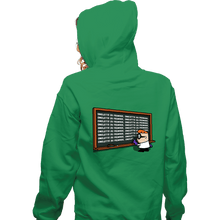 Load image into Gallery viewer, Daily_Deal_Shirts Zippered Hoodies, Unisex / Small / Irish Green French Chalkboard