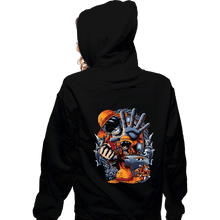 Load image into Gallery viewer, Daily_Deal_Shirts Zippered Hoodies, Unisex / Small / Black Pirate Crest