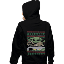 Load image into Gallery viewer, Shirts Pullover Hoodies, Unisex / Small / Black Baby Yoda Ugly Sweater