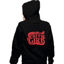Load image into Gallery viewer, Shirts Zippered Hoodies, Unisex / Small / Black Party Girl