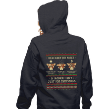 Load image into Gallery viewer, Daily_Deal_Shirts Zippered Hoodies, Unisex / Small / Dark Heather A Mogwai Isn't Just For Christmas