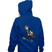 Load image into Gallery viewer, Shirts Zippered Hoodies, Unisex / Small / Royal Blue Pretty Dang Good Babysitter