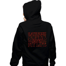 Load image into Gallery viewer, Daily_Deal_Shirts Zippered Hoodies, Unisex / Small / Black Strange Songs