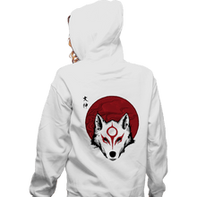 Load image into Gallery viewer, Shirts Zippered Hoodies, Unisex / Small / White Red Sun God
