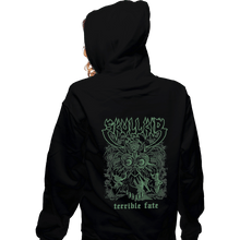 Load image into Gallery viewer, Shirts Zippered Hoodies, Unisex / Small / Black Terrible Fate