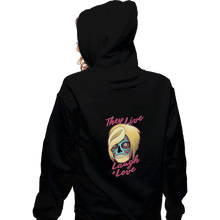 Load image into Gallery viewer, Shirts Pullover Hoodies, Unisex / Small / Black They Live Laugh And Love