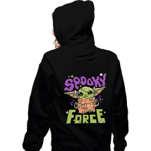 Load image into Gallery viewer, Shirts Zippered Hoodies, Unisex / Small / Black Spooky Force