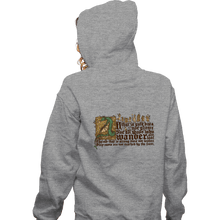 Load image into Gallery viewer, Daily_Deal_Shirts Zippered Hoodies, Unisex / Small / Sports Grey All That Is Gold Does Not Glitter