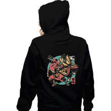 Load image into Gallery viewer, Daily_Deal_Shirts Zippered Hoodies, Unisex / Small / Black Fighting Spirit