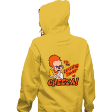 Load image into Gallery viewer, Shirts Zippered Hoodies, Unisex / Small / White Leaning Power Of Cheeza