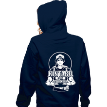 Load image into Gallery viewer, Daily_Deal_Shirts Zippered Hoodies, Unisex / Small / Navy Kintaro Is My Goldenboy