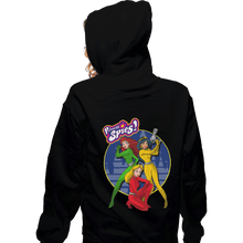 Load image into Gallery viewer, Shirts Zippered Hoodies, Unisex / Small / Black Princess Spies!