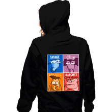 Load image into Gallery viewer, Shirts Zippered Hoodies, Unisex / Small / Black Home Movies