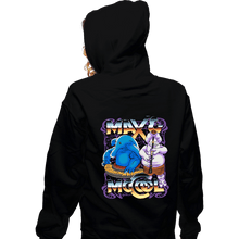 Load image into Gallery viewer, Secret_Shirts Zippered Hoodies, Unisex / Small / Black Max McCool