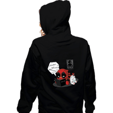 Load image into Gallery viewer, Secret_Shirts Zippered Hoodies, Unisex / Small / Black Death Merc!