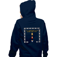 Load image into Gallery viewer, Secret_Shirts Zippered Hoodies, Unisex / Small / Navy Redshirt Zelda!