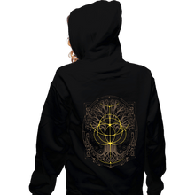 Load image into Gallery viewer, Daily_Deal_Shirts Zippered Hoodies, Unisex / Small / Black Golden Rings