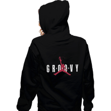 Load image into Gallery viewer, Shirts Zippered Hoodies, Unisex / Small / Black Ash Groovy