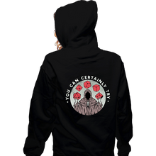 Load image into Gallery viewer, Secret_Shirts Zippered Hoodies, Unisex / Small / Black You Can Certainly Try.