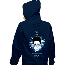 Load image into Gallery viewer, Shirts Zippered Hoodies, Unisex / Small / Navy Get The Magnum Look