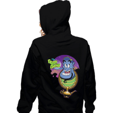 Load image into Gallery viewer, Shirts Zippered Hoodies, Unisex / Small / Black Fresh Genie Of Agrabah