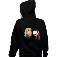 Load image into Gallery viewer, Daily_Deal_Shirts Zippered Hoodies, Unisex / Small / Black Mario And Peach