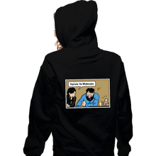 Load image into Gallery viewer, Secret_Shirts Zippered Hoodies, Unisex / Small / Black Wednesday Meme