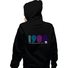 Load image into Gallery viewer, Shirts Zippered Hoodies, Unisex / Small / Black 1980 The Empire Strikes Back