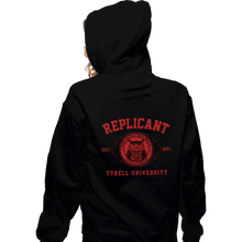Load image into Gallery viewer, Daily_Deal_Shirts Zippered Hoodies, Unisex / Small / Black Replicant University
