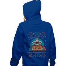 Load image into Gallery viewer, Shirts Zippered Hoodies, Unisex / Small / Royal Blue Awakening Christmas