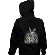 Load image into Gallery viewer, Shirts Zippered Hoodies, Unisex / Small / Black Wake Up Donnie