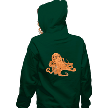 Load image into Gallery viewer, Secret_Shirts Zippered Hoodies, Unisex / Small / Irish Green The Rocktopus