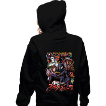 Load image into Gallery viewer, Last_Chance_Shirts Zippered Hoodies, Unisex / Small / Black Spider In A Spiderverse