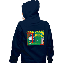 Load image into Gallery viewer, Daily_Deal_Shirts Zippered Hoodies, Unisex / Small / Navy Good Moon Knight