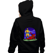 Load image into Gallery viewer, Daily_Deal_Shirts Zippered Hoodies, Unisex / Small / Black Mutant Butt