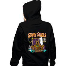 Load image into Gallery viewer, Daily_Deal_Shirts Zippered Hoodies, Unisex / Small / Black Scooby Stacks
