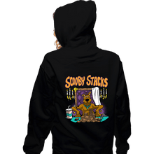 Load image into Gallery viewer, Daily_Deal_Shirts Zippered Hoodies, Unisex / Small / Black Scooby Stacks