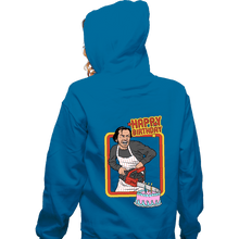 Load image into Gallery viewer, Shirts Zippered Hoodies, Unisex / Small / Royal Blue Happy Birthday!