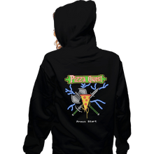 Load image into Gallery viewer, Shirts Zippered Hoodies, Unisex / Small / Black PIzza Quest