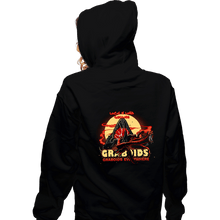 Load image into Gallery viewer, Secret_Shirts Zippered Hoodies, Unisex / Small / Black Graboids Everywhere