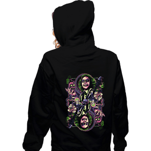 Shirts Zippered Hoodies, Unisex / Small / Black Suit Of Trickery