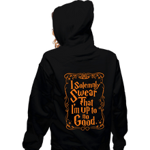 Load image into Gallery viewer, Secret_Shirts Zippered Hoodies, Unisex / Small / Black Solemnly Swear