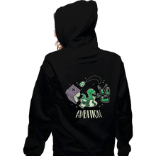 Load image into Gallery viewer, Shirts Zippered Hoodies, Unisex / Small / Black Ambition