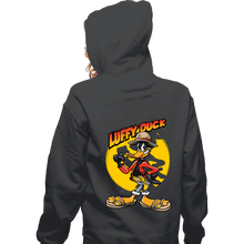 Load image into Gallery viewer, Daily_Deal_Shirts Zippered Hoodies, Unisex / Small / Dark Heather Luffy Duck