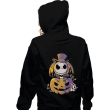 Load image into Gallery viewer, Shirts Pullover Hoodies, Unisex / Small / Black Spooky Jack